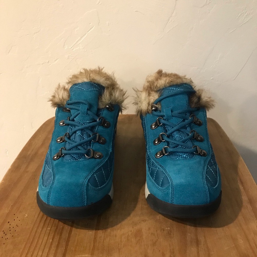 Land's End faux fur